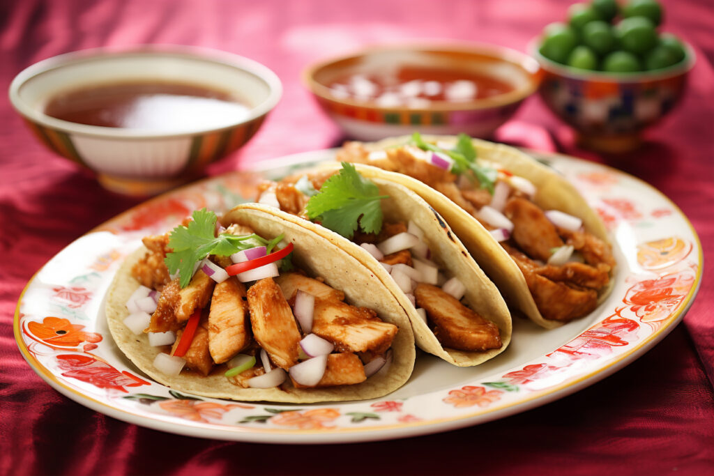 Cornitos Grilled Paneer Tacos With Salsa Dip