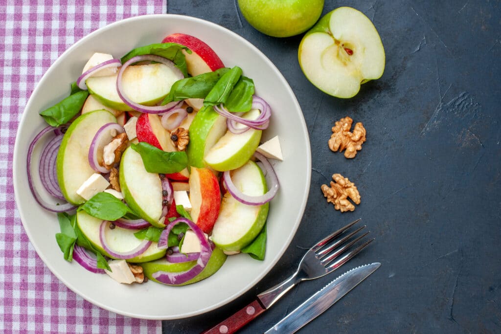 Apple Pear Arugula Salad Recipe